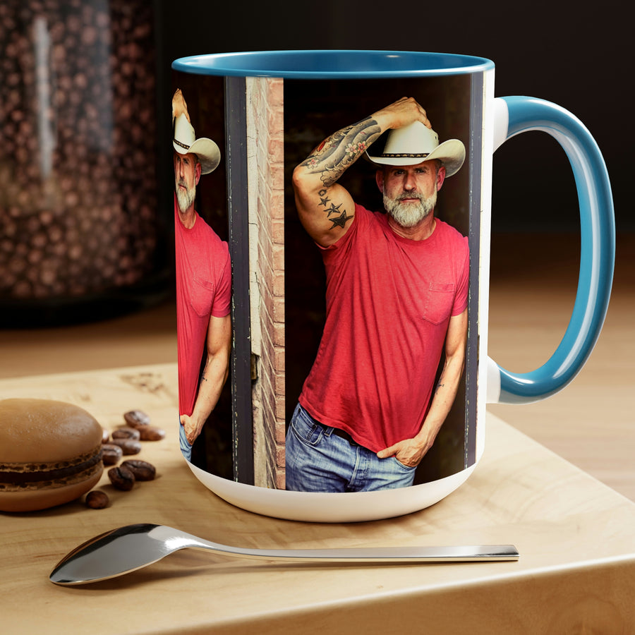 Daddy Crush - Two-Tone Coffee Mugs, 15oz